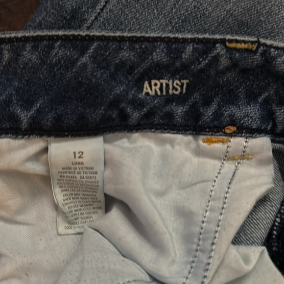 American Eagle Artist Jeans-12 Long - Picture 4 of 4